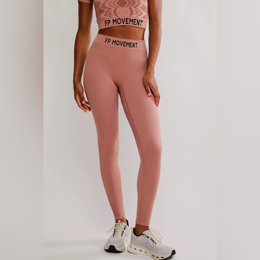 Free People Movement Long Haul Leggings Ribbed Size XS/S